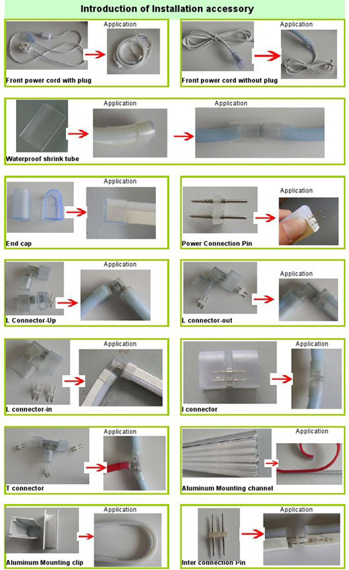 110V Waterproof Mini LED Tube Neon with 2 Years Warranty