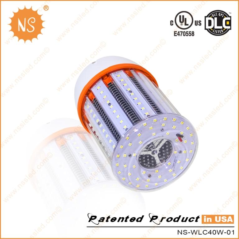 UL Dlc IP64 110V-277VAC 5000k E39 E40 6000lm 40W LED Bulb