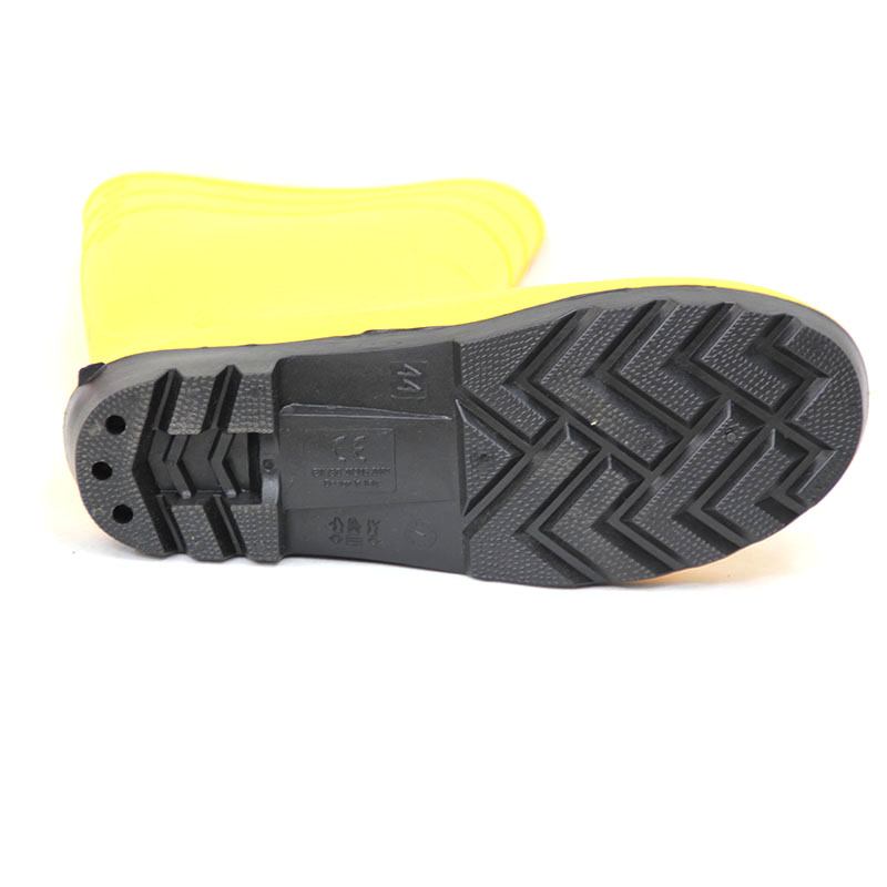 Yellow Rain Boots (Yellow upper/Black Sole)