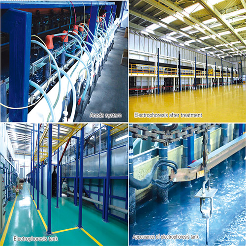 New Electrophoresis Coating Line for Machine