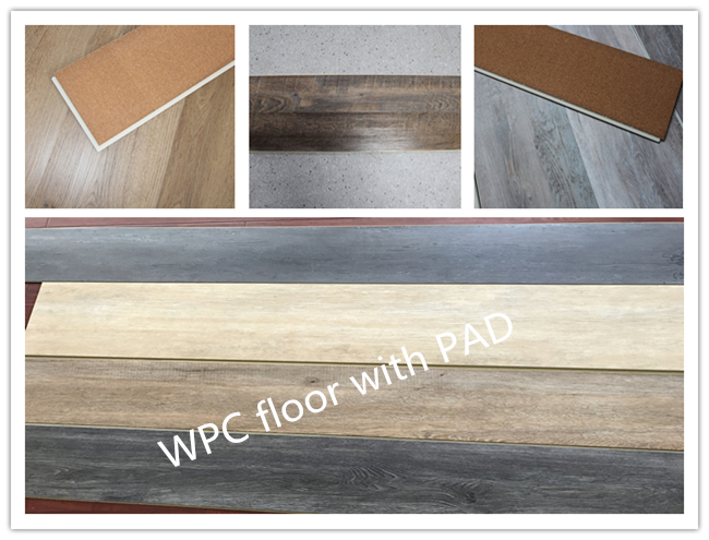 Waterproof Wood Plastic Composite Flooring Vinyl Click Floor