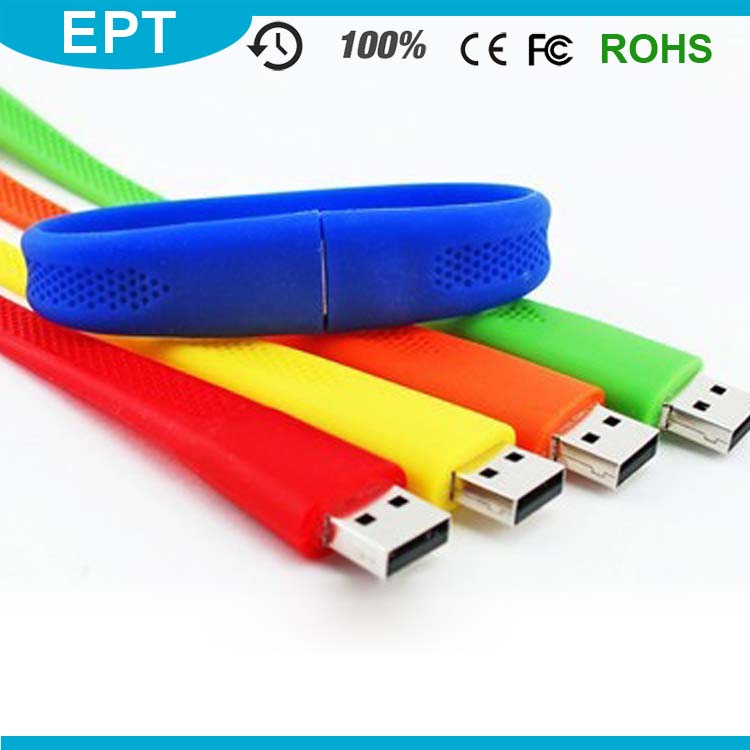 Fashionable Silicone Wristband Shaped USB Flash Drive (TG003)