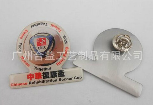 Promotion Offset Printed Badge Stainless Steel Badge (GZHY-YS-038)