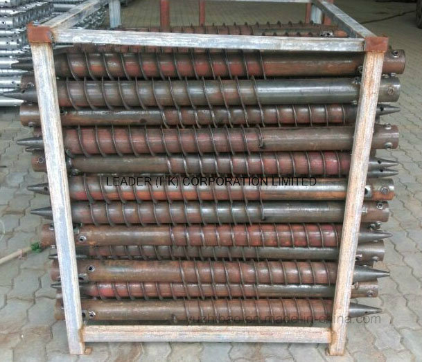 Galvanized Ground Screw Pile, Ground Spike