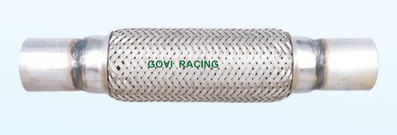 Car Exhaust Flexible Pipe with Aluminized Steel Nipples