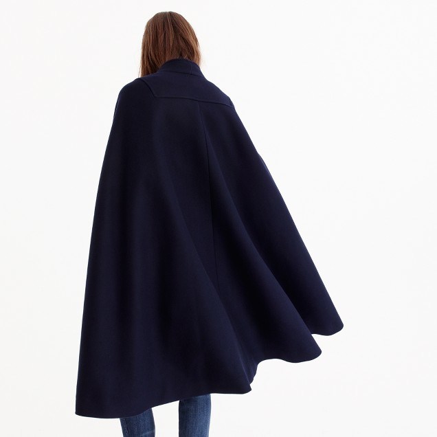 Collection Italian Wool Cape Coat