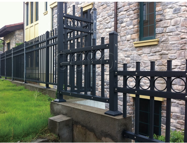 Decorative Iron Corridor Palisade Deck Fence Panels