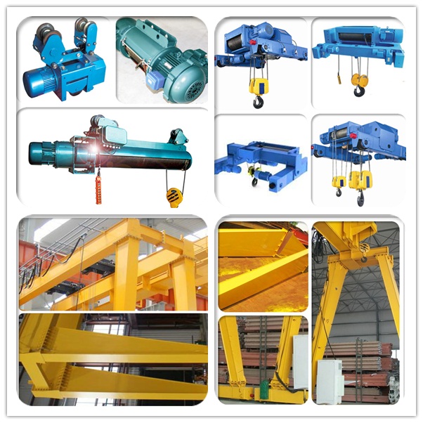 Single Girder and Double Girder Type Semi Gantry Crane