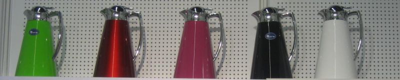 Painted Glass Liner Stainless Steel Shell Coffee Pot