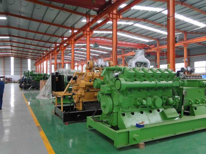 Industrial Generators Coal Gas/Semi-Coke Gas Generator Lvhuan 400kw Used in Steel Plant