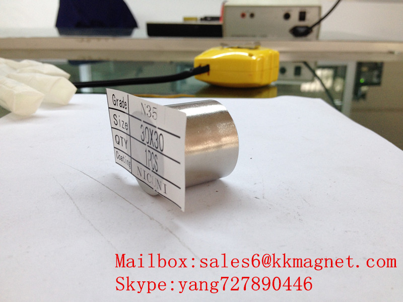 permanent magnet neodymium magnet stop water magnet 30X30