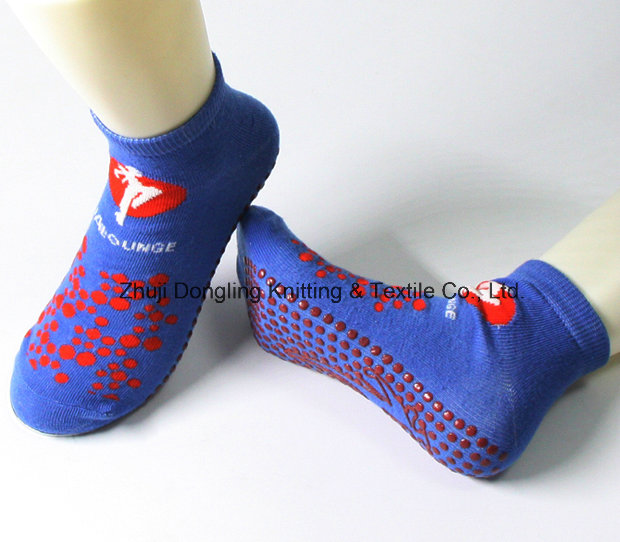 Best Quality Non-Slip Trampoline Socks with Mesh Knitting