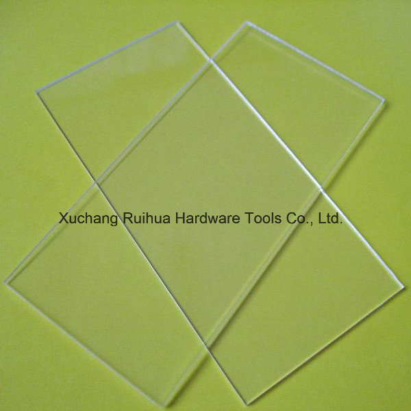 China Cr 39 Anti Spatter Cover Lens for Welding, Beschermglas Cr39, Spatglas Voorkant Cr-39 Lense, Vorsatzscheiben Cr39, Cr 39 Welding Cover Lens