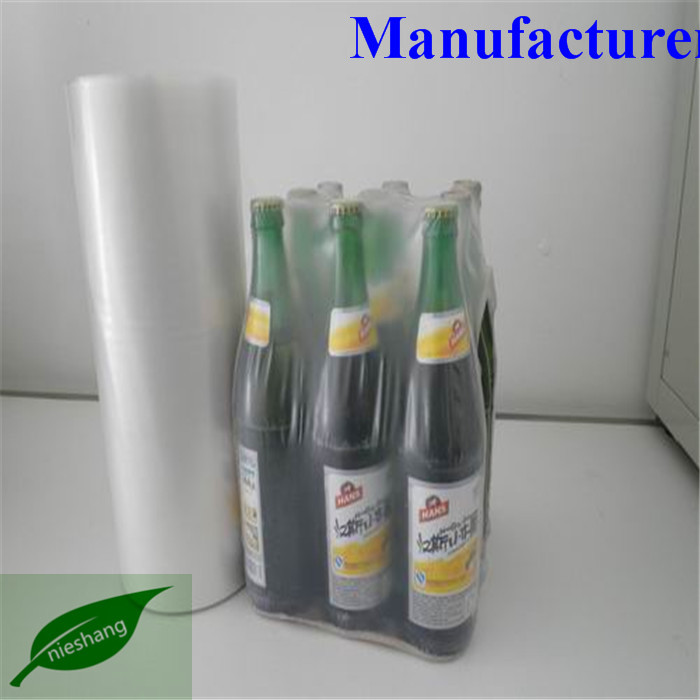 Transparent PE Plastic Film PVC Shrink Film for Bottle Labelling