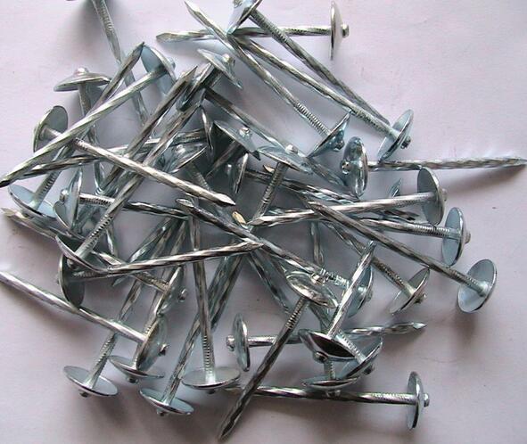 Galvanized Roofing Nails with Umbrella Head