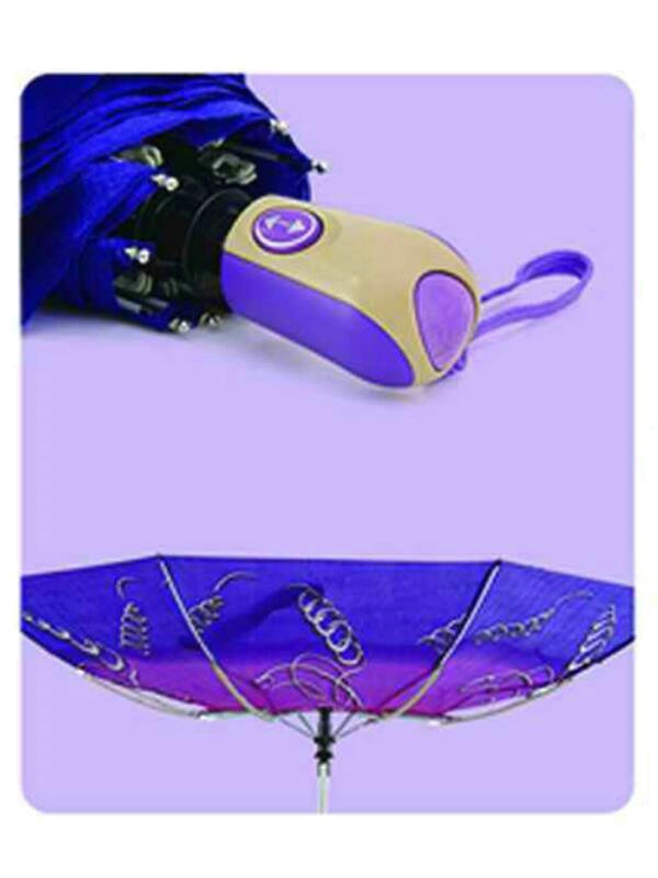 Print Polyester 3 Fold Open&Close Windproof Umbrella (YS-3FD22083507R)
