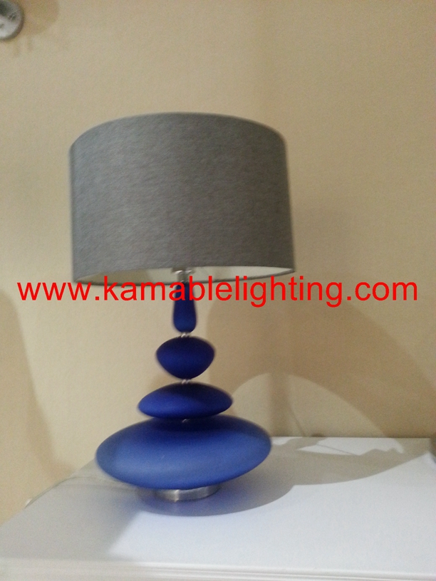 Modern Design Blue Glass Base Home Goods Table Lamps (JT13050/00/001)