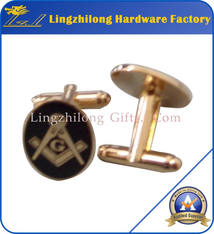 Hard Enamel Masonic Logo Bulk Cufflinks