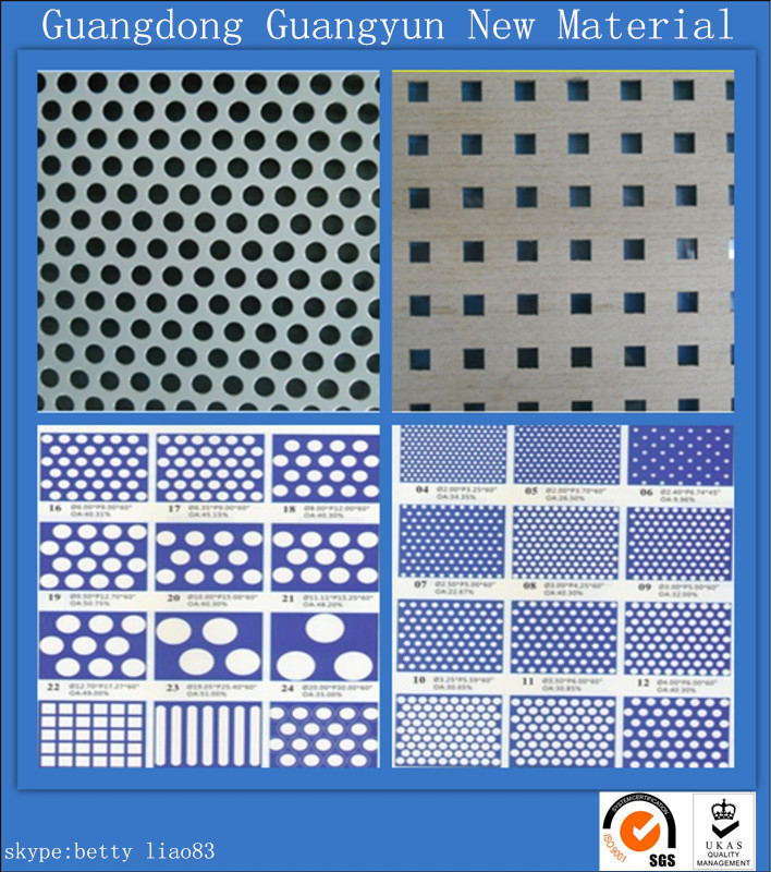 PVDF Coated Aluminium Perforated Panel for Decoration