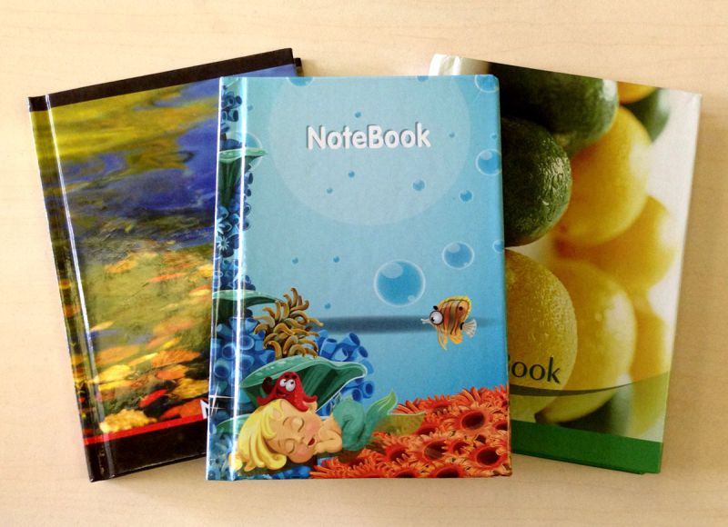 A5 - 80 Sheets Hardcover Notebook Student Exercise Book Promotional Memo Pad for Sale