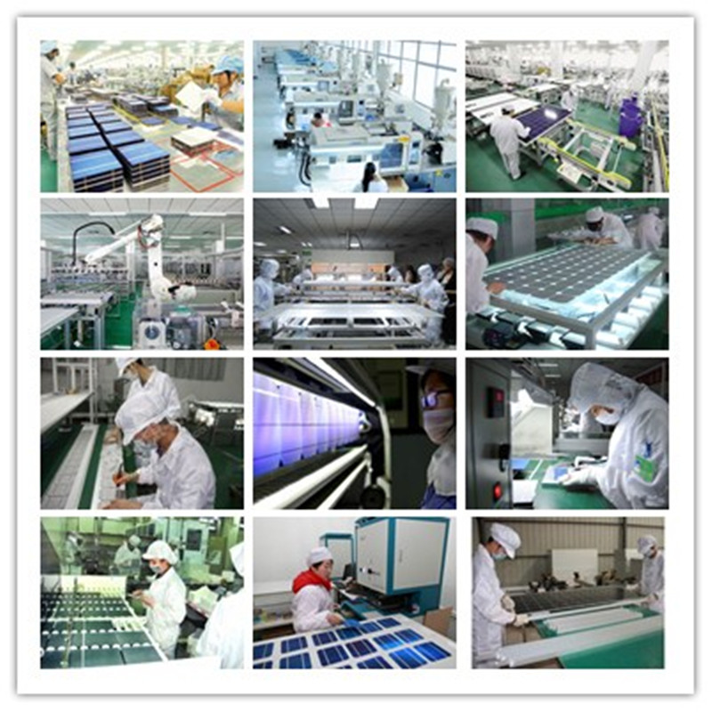 225W Poly Solar Panel, Top of Roof