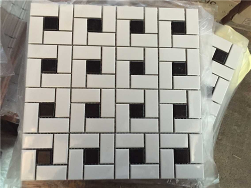 Imitation Leather Tile Ceramic Mosaic Tile Matte Rhombus Mosaic