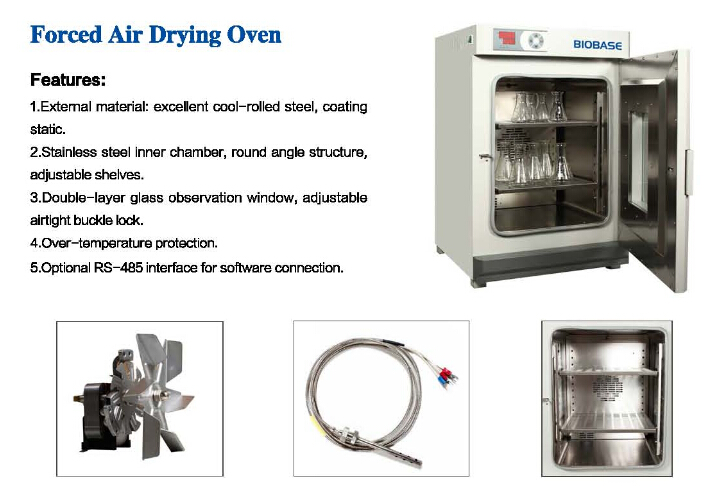 Biobase Forced Air Drying Oven with Over Temp Protection