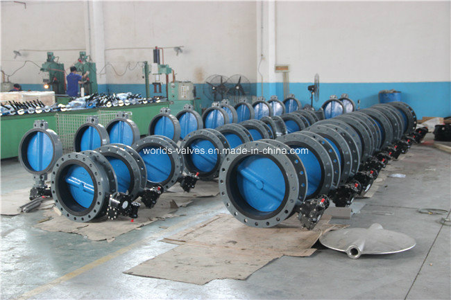 Class150 Double Flange Butterfly Valve with Painting Disc (D41X-10/16)