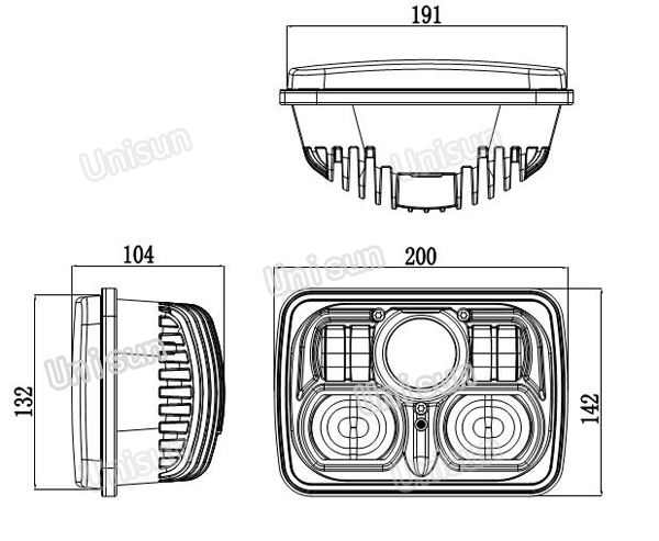 9-32V Multi-Voltage 85W CREE LED Driving Light