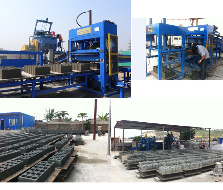 Cement Automatic Block Making Machine Brick Making Machine Block Mould Machine (QT5-15b)