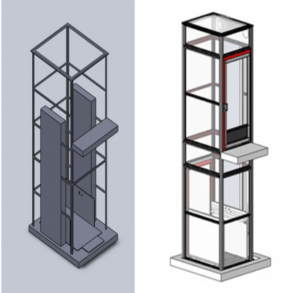 Sjd Hydraulic Accessible Vertical Lift Platform