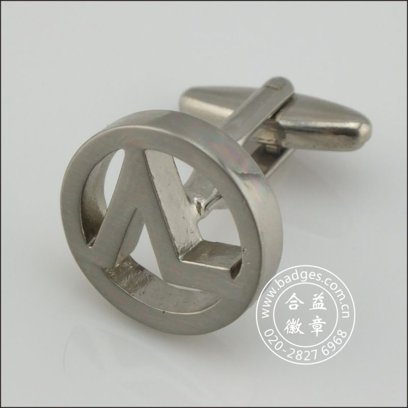 Custom Shield Shape Metal Cufflinks (GZHY-XK-002)