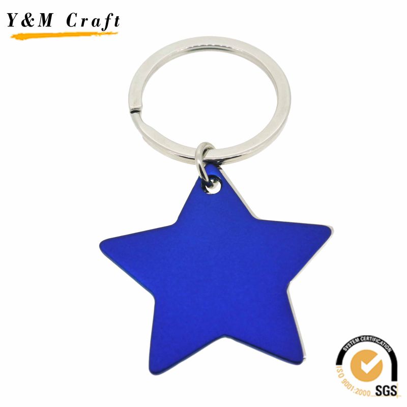 Personalized Round Metal Key Ring with Epoxy Sticker (Y02450)