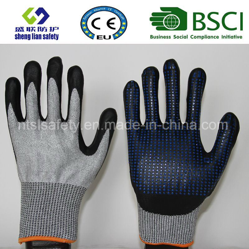 Cut Resistant Safety Work Glove with Nitrile Coated