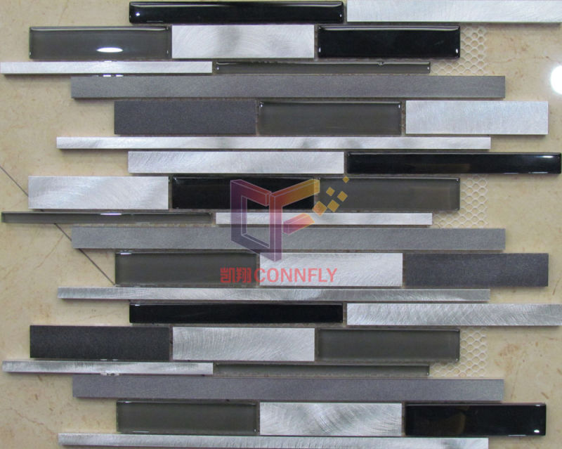 Crystal Mix Aluminium Alloy Mosaic Tiles (CFA54)