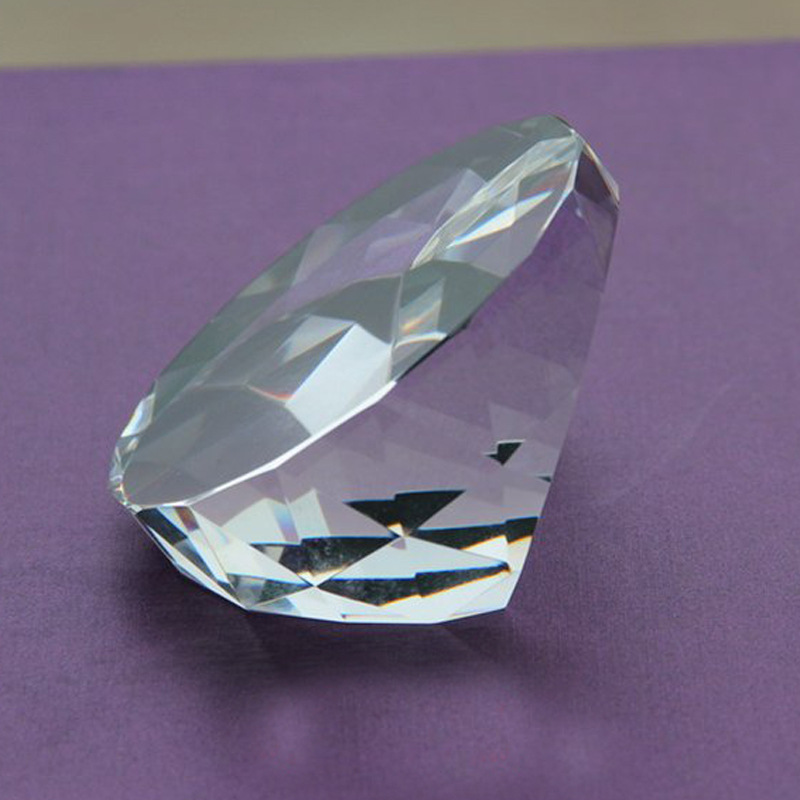 Crystal Card Holder Glass Crystal Paperweight