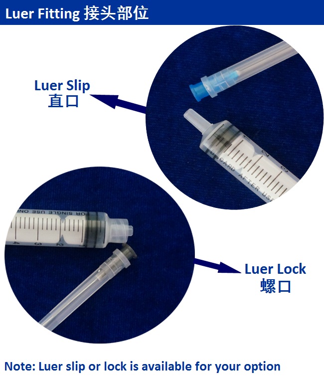 Medical Disposable Syringes, with Needle (1ml) , Luer Slip, with Ce&ISO Approved