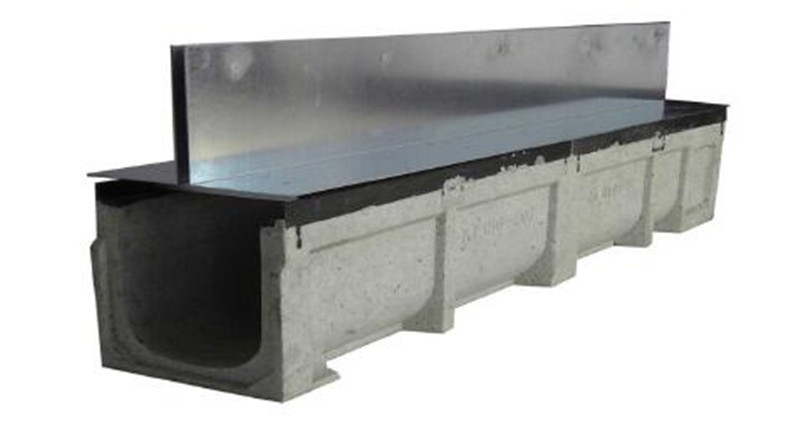 Rain Water U-Shape Stamping Polymer Concrete Drainage Channel