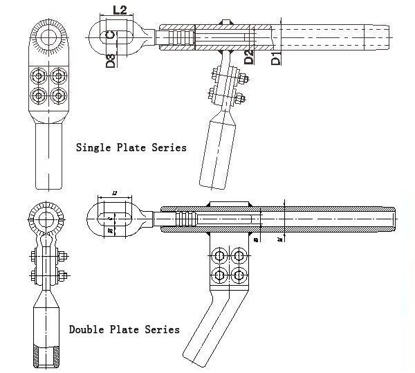 Ny Type Hydraulic Compression Strain Clamp