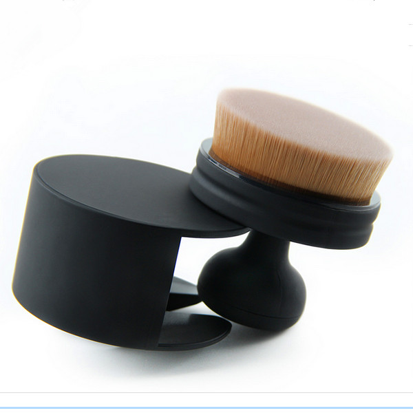 3D Contour Curved Brushes Seal Shape Foundation Makeup Brush