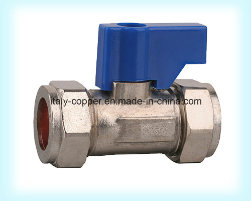 Customized Quality Plated Washing Machine Ball Valve (AV6004)