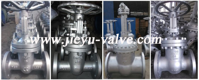 DIN Pn16 Dn350 Cast Steel Gate Valve