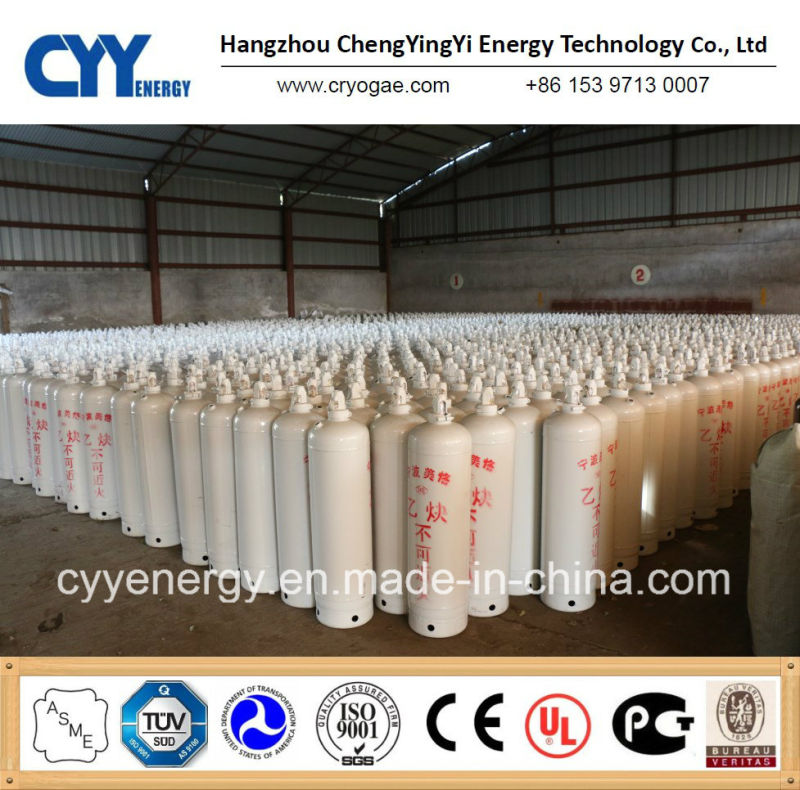 High Pressure Acetylene Nitrogen Oxygen Carbon Dioxide Argon Weld Seamless Steel Gas Cylinder