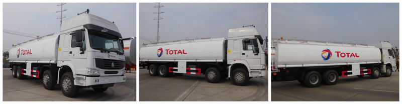 Heavy Duty HOWO Fuel Storage Tank Truck 30cbm