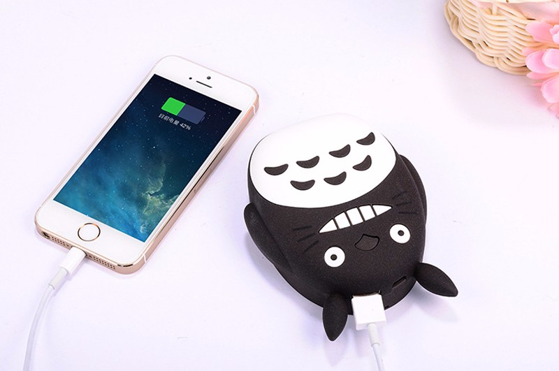 Cute Totoro 12000mAh Power Bank Mini Charger Mobile Powerbank