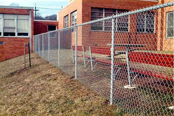 Electra Galvanized and Polyster Powder Sprayed Chain Link Fence