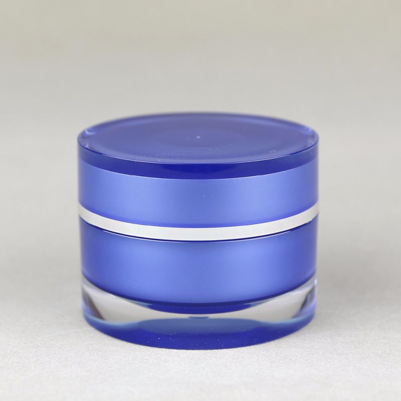 2 oz matte finish acrylic cream jar