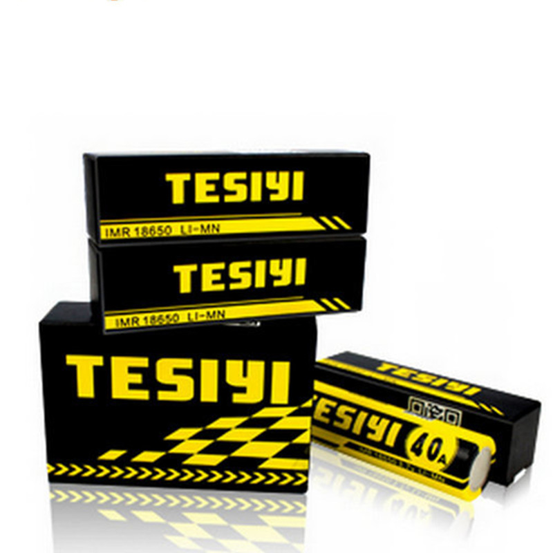 Wholesale Lithium Battery Tesiyi 18650 2600mAh 40A Rechargeable Battery