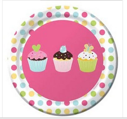 The Latest Birthday Decorative Paper Plates, Fancy Paper Plates (sp-017)