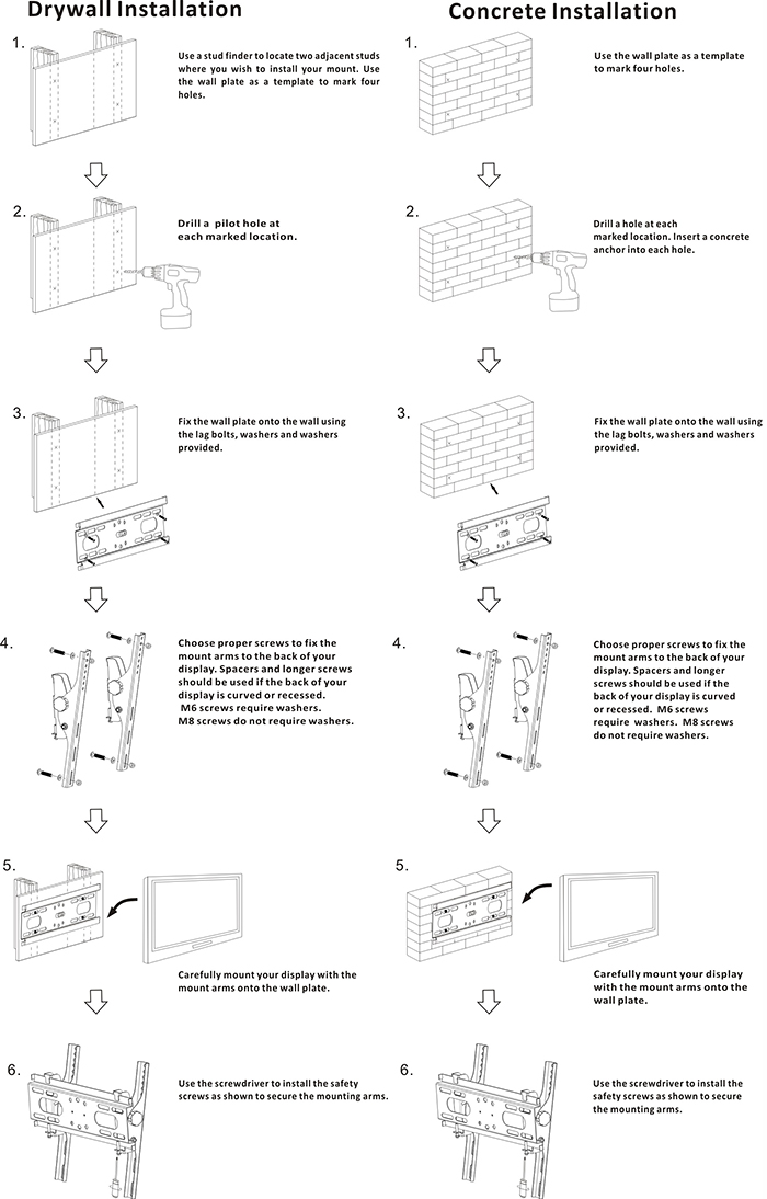 Swivel Tilt LCD LED TV Wall Mount Bracket